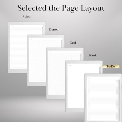 Custom Infinite Notebook Template Creator for Supernote A5X Manta, A6X Nomad, Build Your Own Personalized Hyperlinked tabs Notebook & to-do