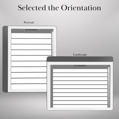 Custom Notebook Template Creator for Kindle Scribe | Personalized Template | Build Your Own Hyperlinked tabs Notebook