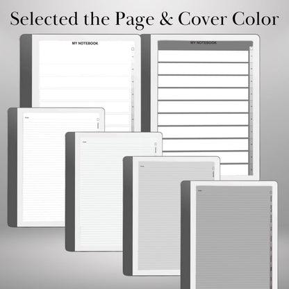 Custom Notebook Template Creator for Kindle Scribe | Personalized Template | Build Your Own Hyperlinked tabs Notebook