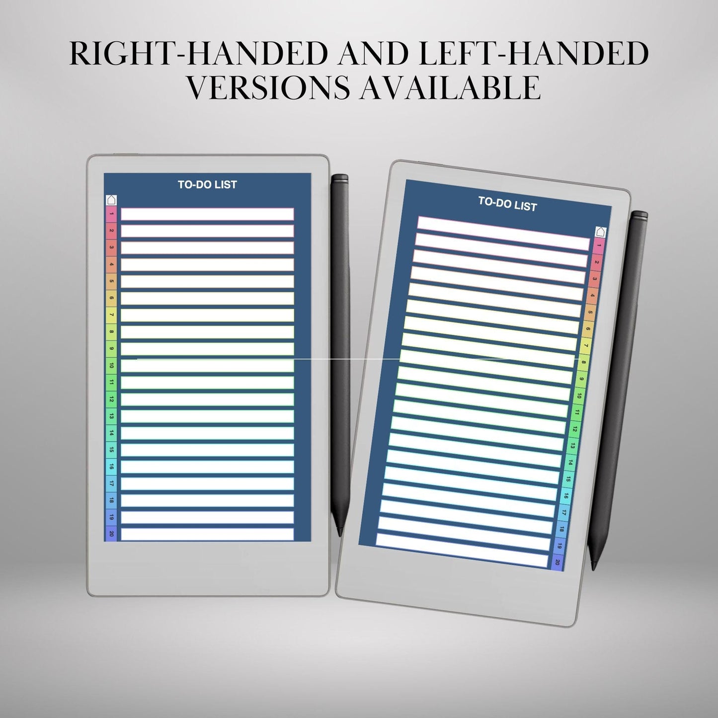 Custom To Do Lists Template Creator for reMarkable Paper Pro Move, rM2: Build Your Own Personalized Hyperlinked Task Planner Template