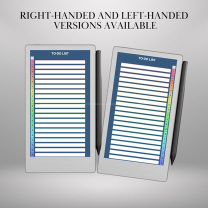 Custom To Do Lists Template Creator for reMarkable Paper Pro Move, rM2: Build Your Own Personalized Hyperlinked Task Planner Template