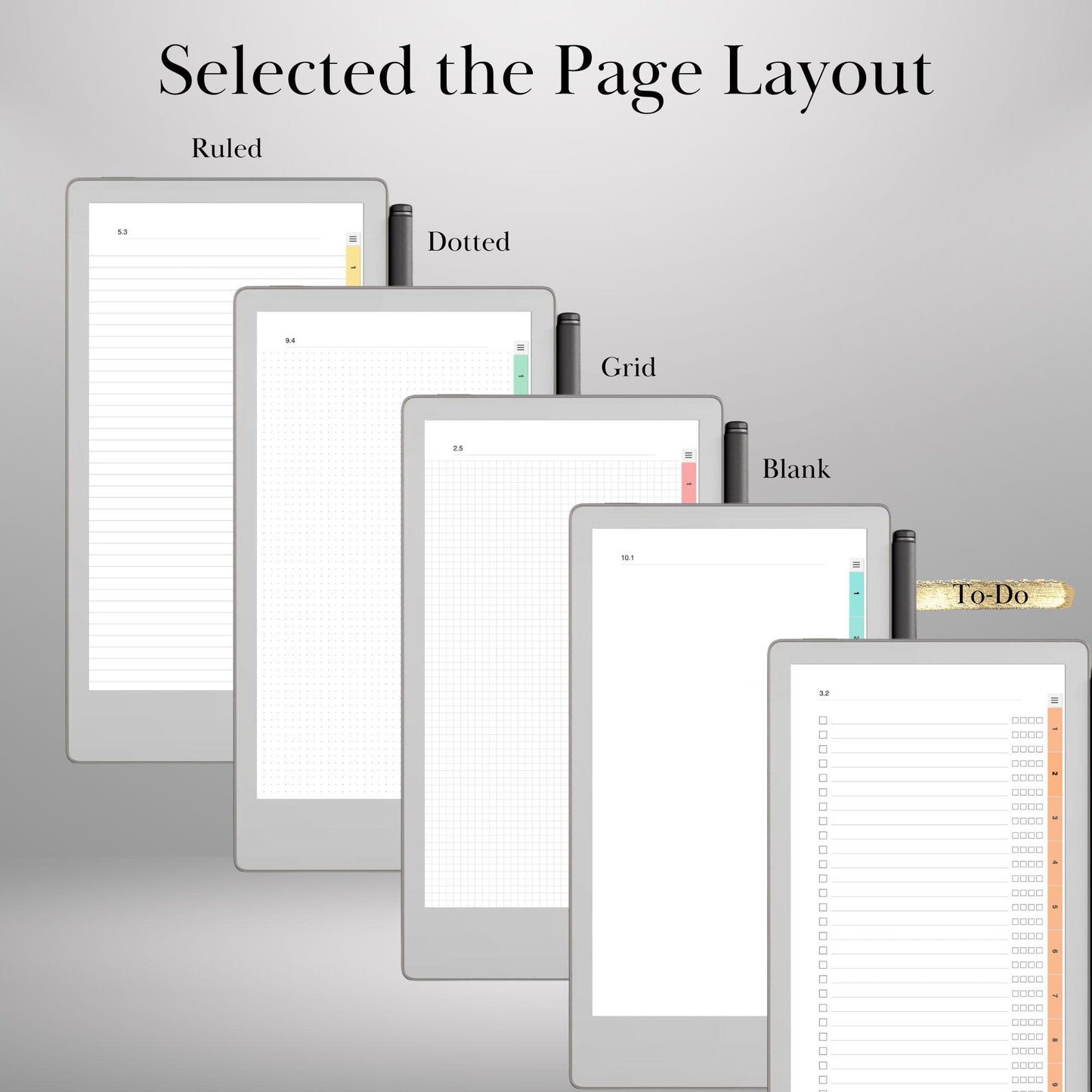 Custom Infinite Notebook Template Creator for reMarkable Paper Pro, Move, rM2: Personalized Template | Build Your Own Hyperlinked Notebook