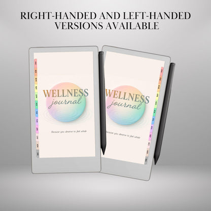 reMarkable Paper Pro Move — Self Care Journal, Wellness & Habit Planner