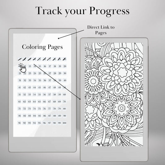 reMarkable Paper Pro Move — Coloring Book Vol. 2, 100 mindful pages