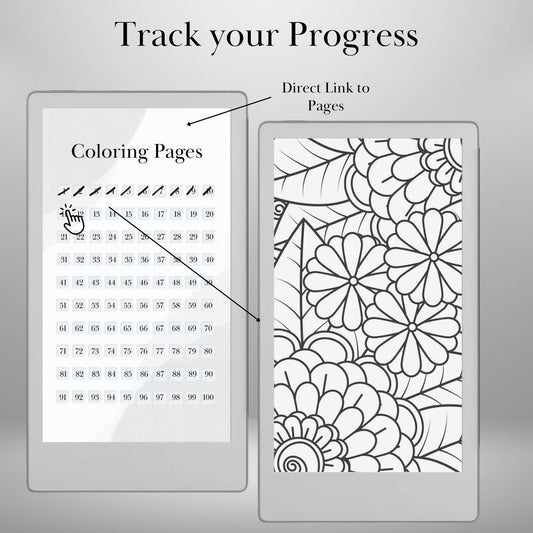 reMarkable Paper Pro Move — Coloring Book Vol. 4, 100 mindful pages