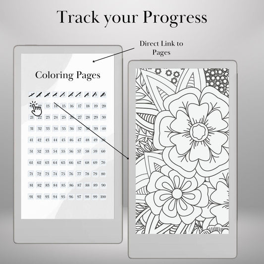 reMarkable Paper Pro Move — Coloring Book Vol. 5, 100 mindful pages
