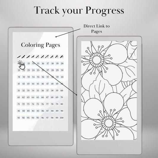 reMarkable Paper Pro Move — Coloring Book Vol. 3, 100 mindful pages