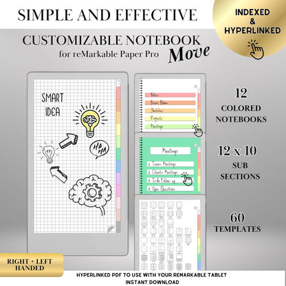 Move Customizable Notebook