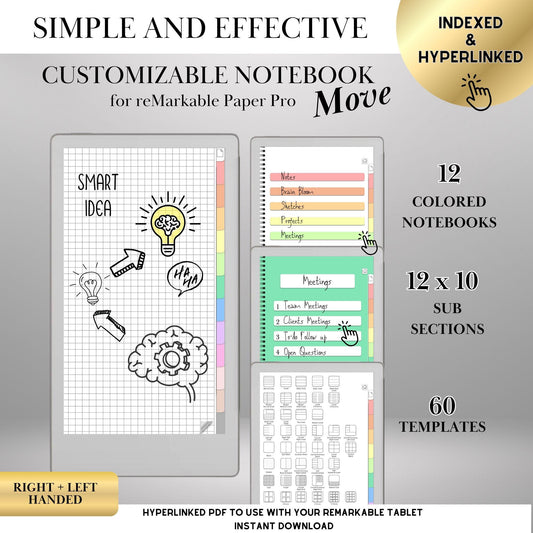 Move Customizable Notebook