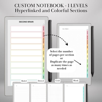 reMarkable All Devices — Custom Productivity Bundle Creator, 4 Notebooks
