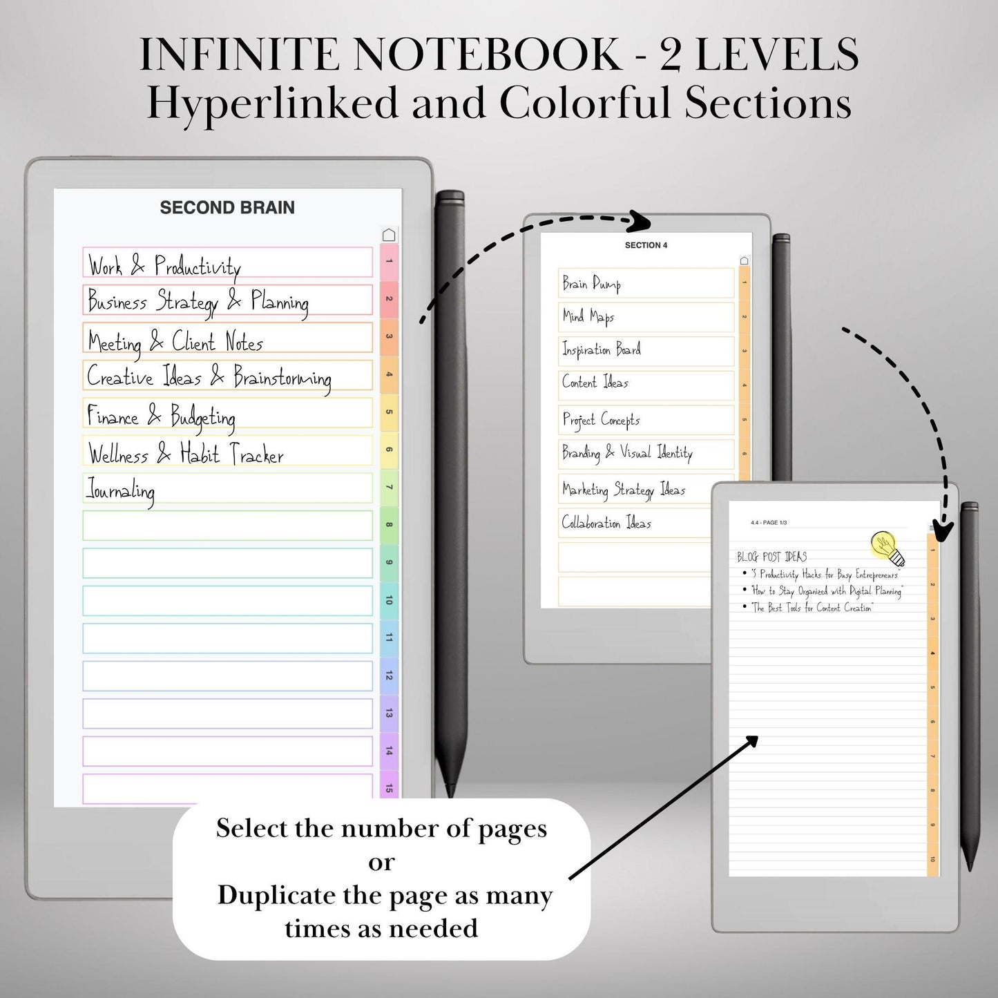 reMarkable All Devices — Custom Productivity Bundle Creator, 4 Notebooks