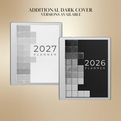 reMarkable Paper Pure & 2 — 2027 Weekly Planner, Minimalist Calendar
