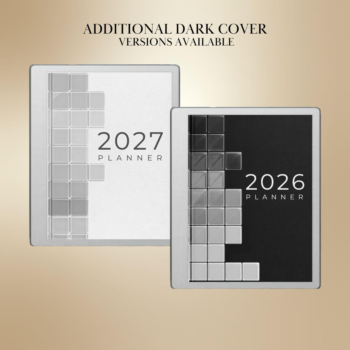 reMarkable Paper Pure & 2 — Monthly Planner 2027, full-page calendar & year overview