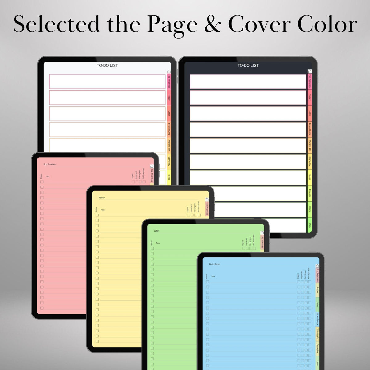 GoodNotes & Notability — To-Do Notebook Creator, custom hyperlinked task tracker