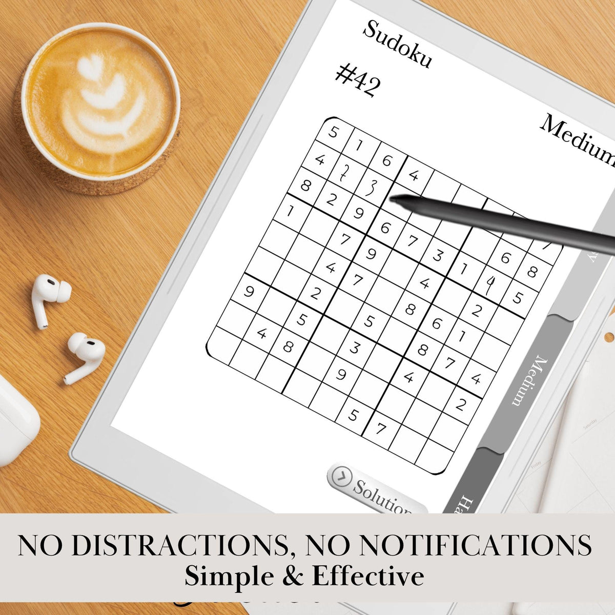 Supernote A5X A6X — Minesweeper Puzzle Book, 1000+ brain games