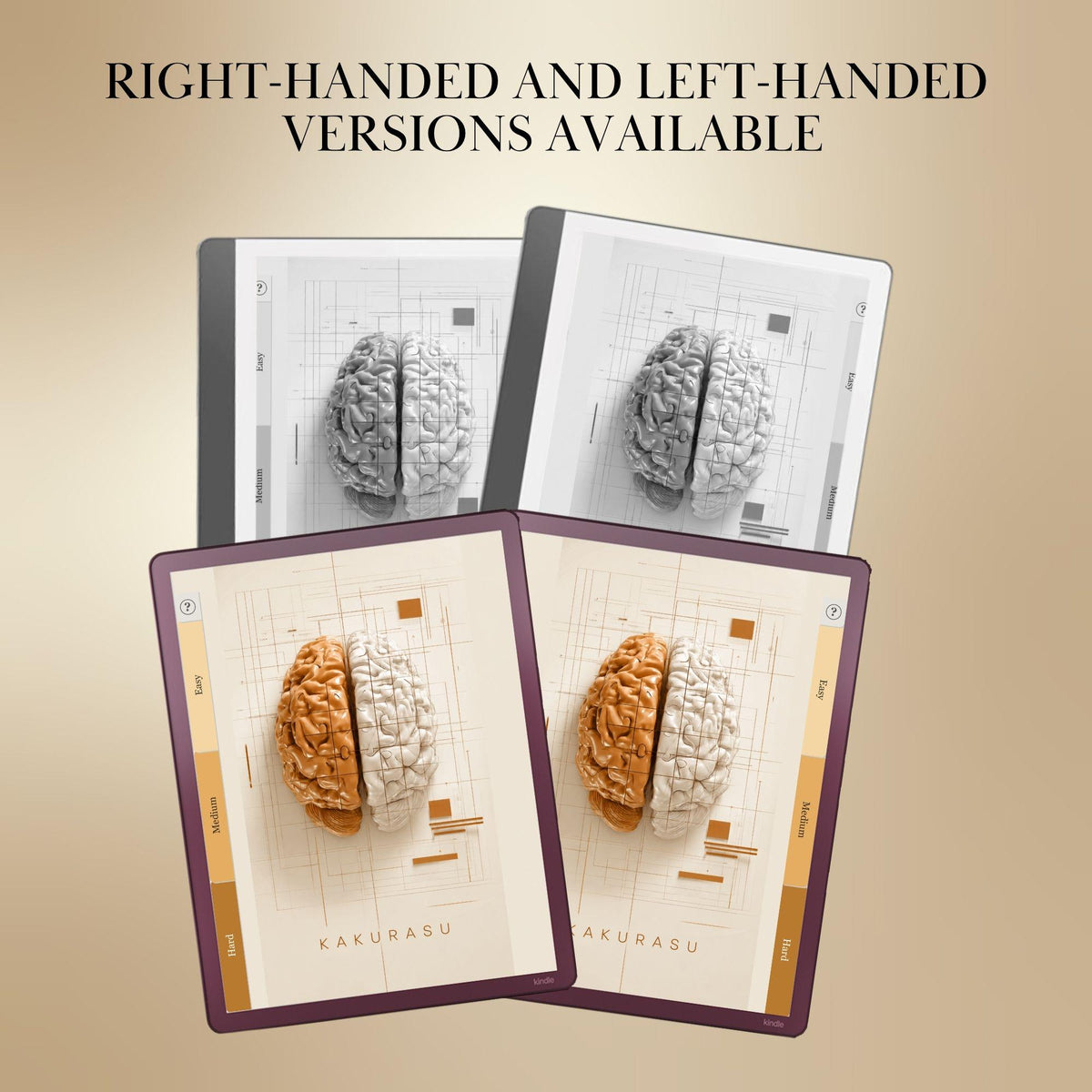 Kindle Scribe — Kakurasu Puzzle Book, 600 brain games