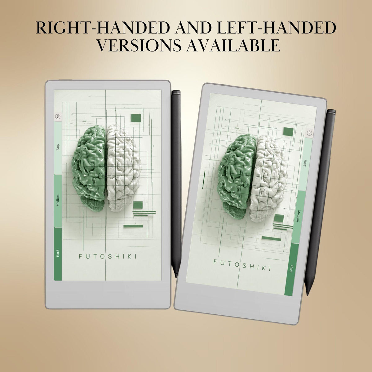 reMarkable Paper Pro Move — Futoshiki Puzzle Book, 1200 brain games