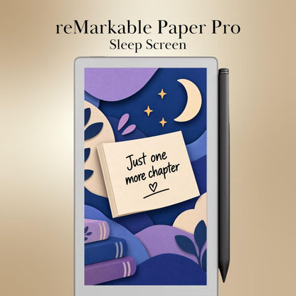 reMarkable Paper Pro Move — Funny Productivity Sleep Screens, papercut sticky notes