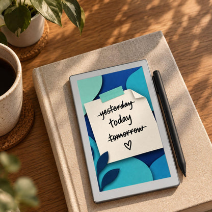 reMarkable Paper Pro Move — Funny Productivity Sleep Screens, papercut sticky notes