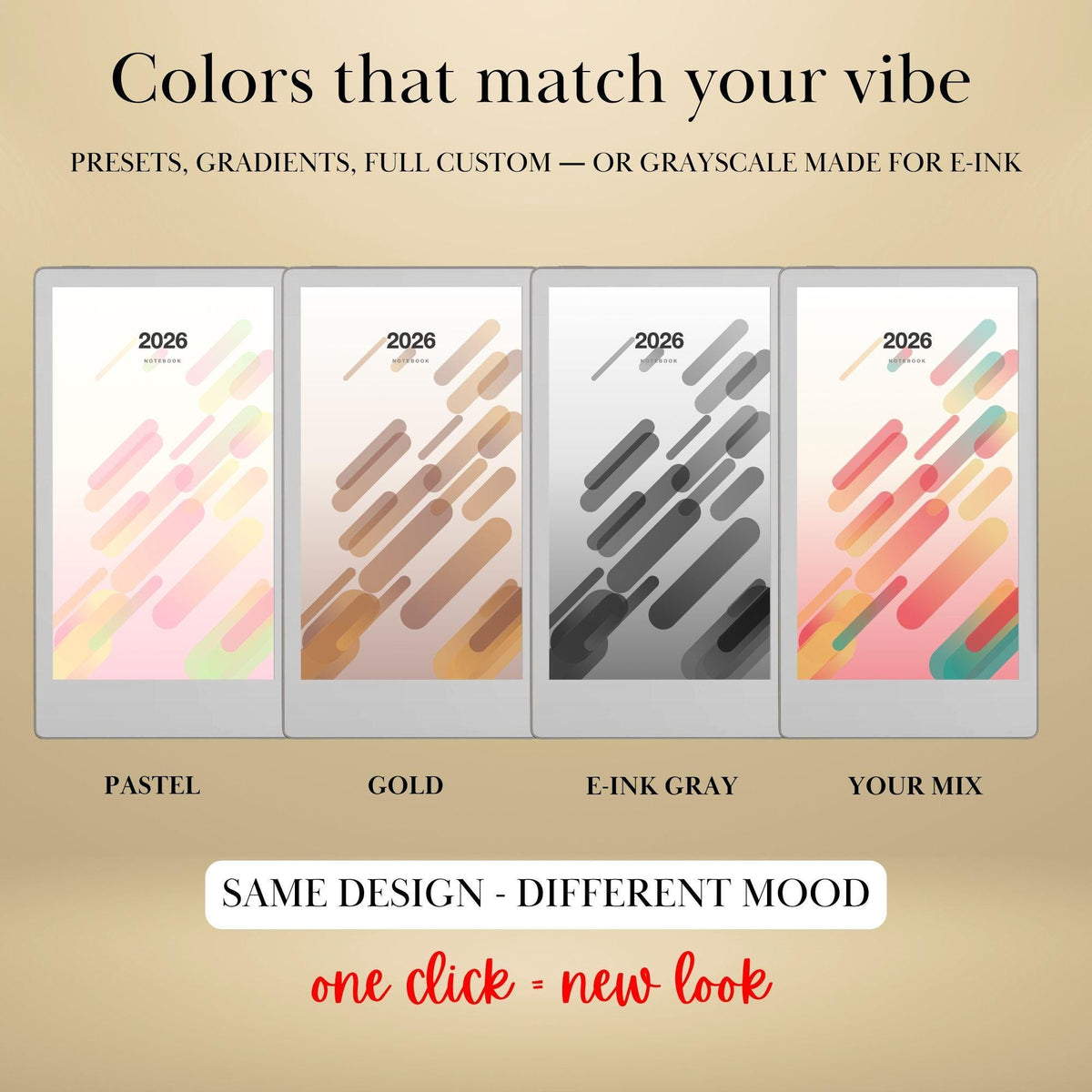 All reMarkable Devices — Notebook Cover Creator, build your own covers