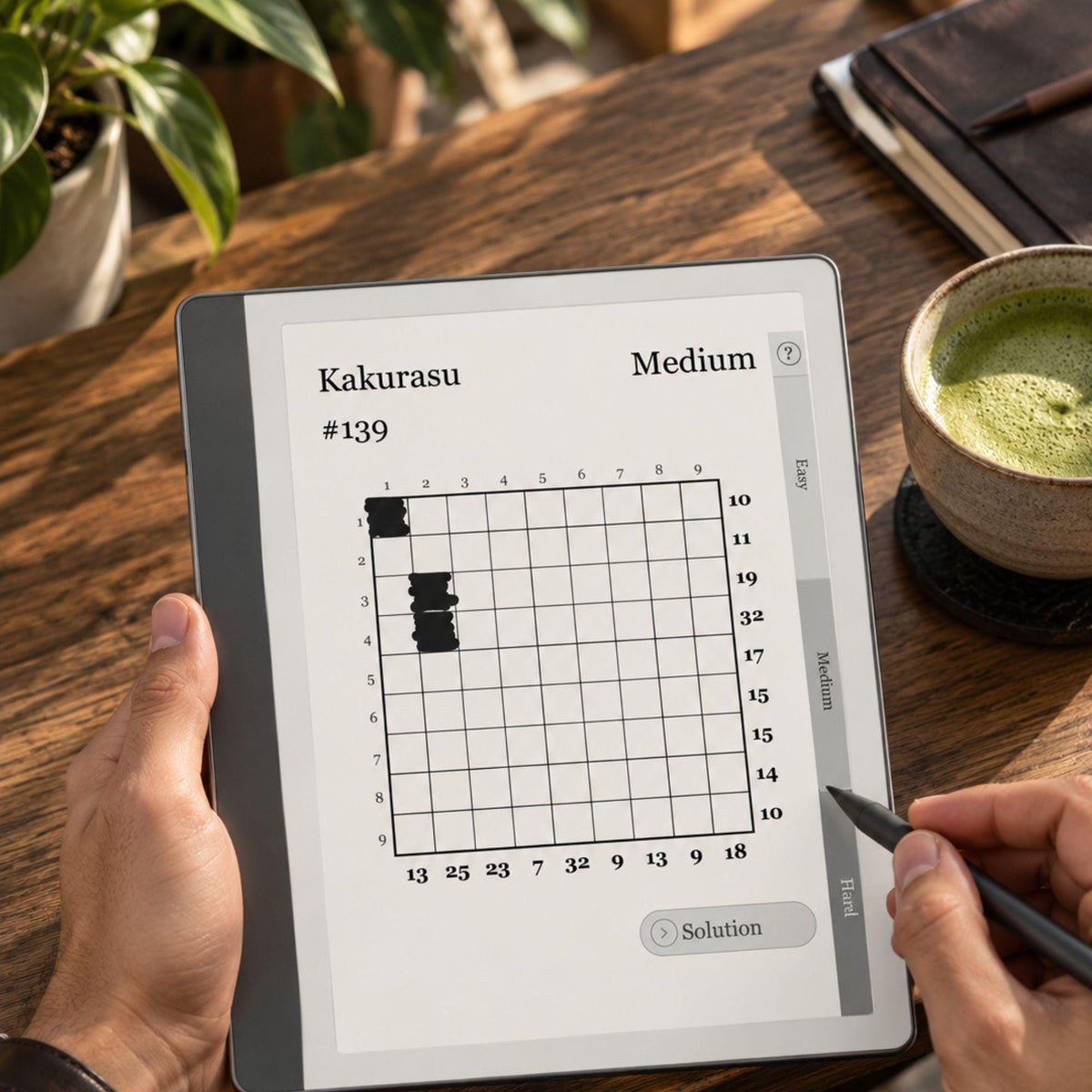 Kindle Scribe — Kakurasu Puzzle Book, 600 brain games