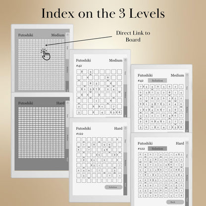 Supernote A5X A6X — Futoshiki Puzzle Book, 1200 brain games