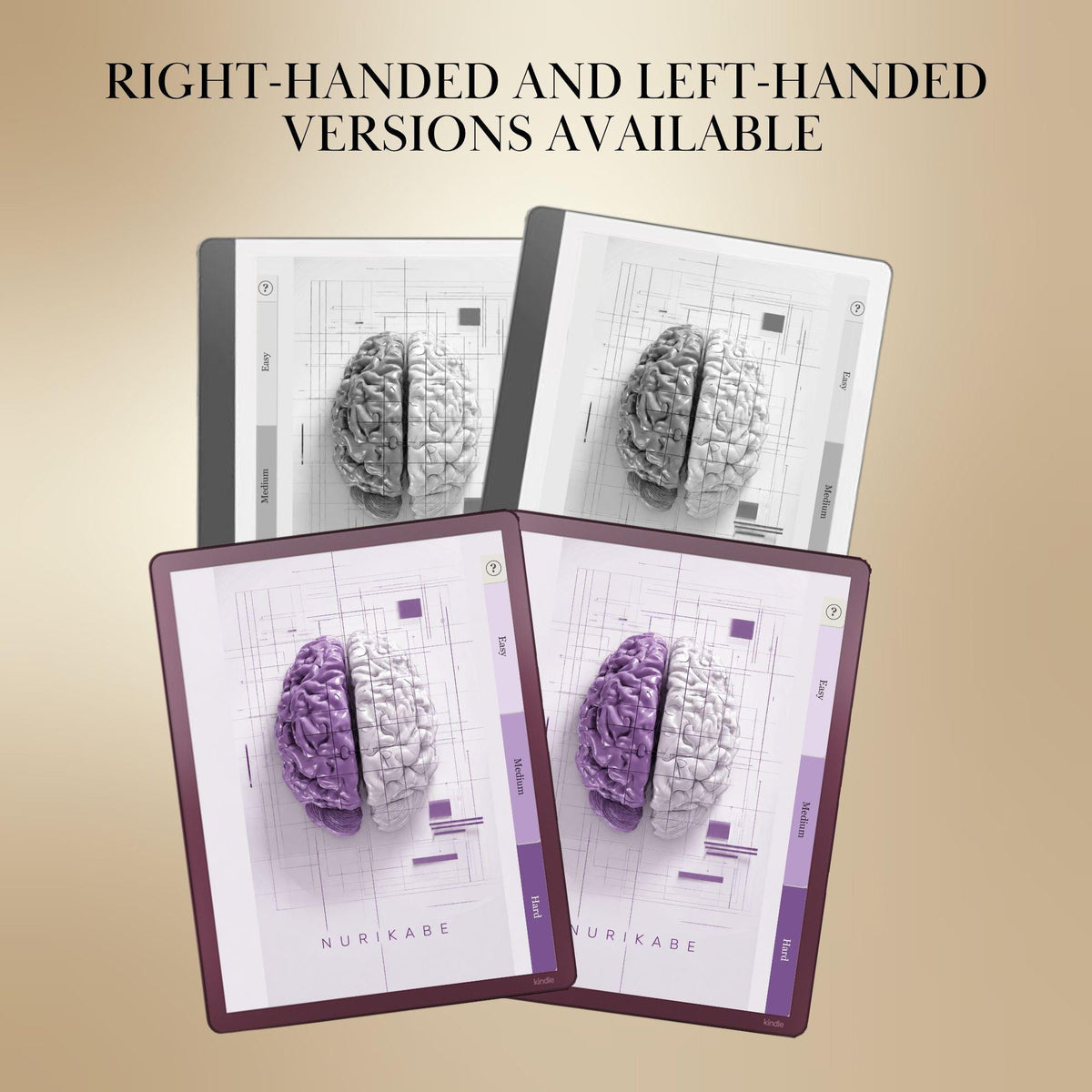 Kindle Scribe — Nurikabe Puzzle Book, 600 brain games