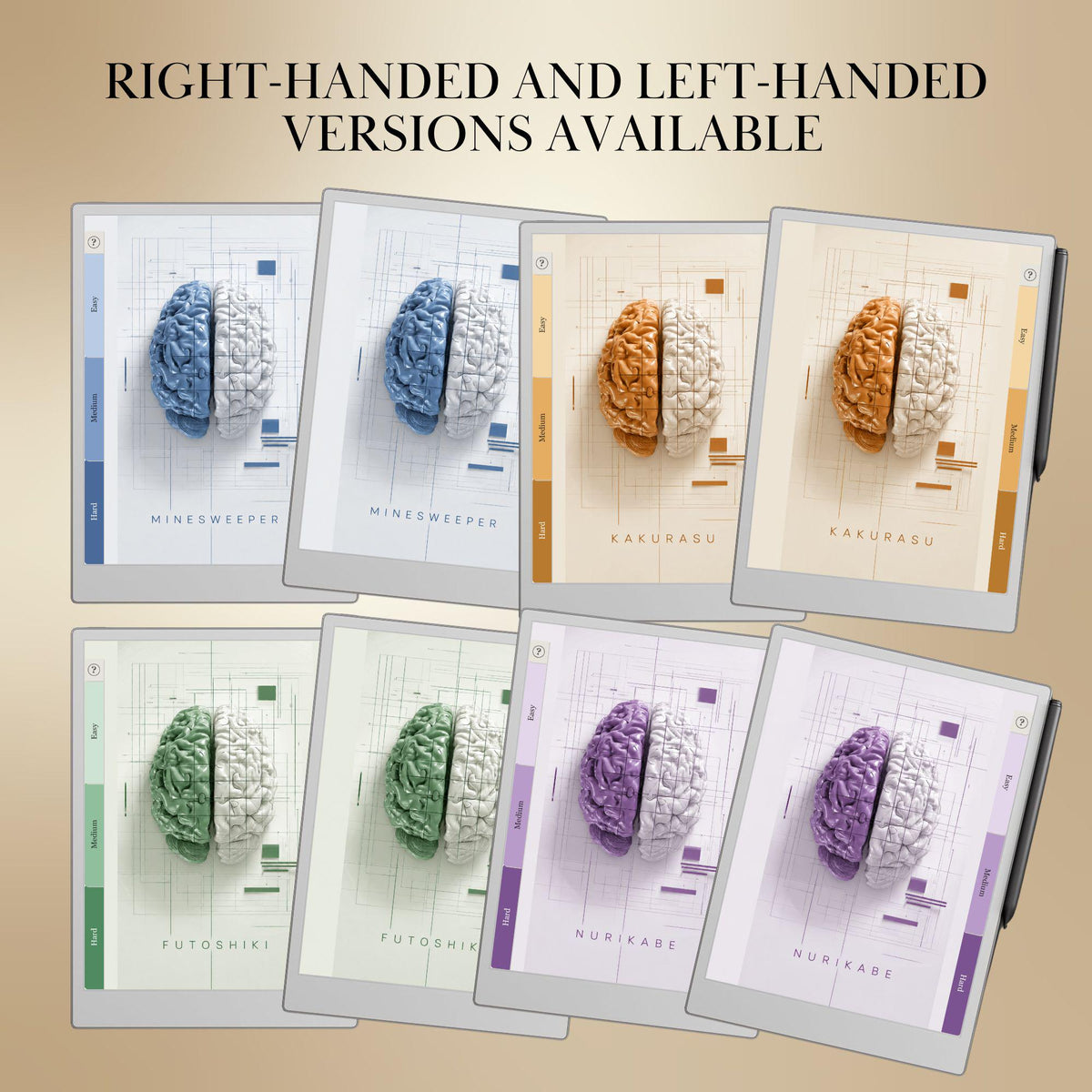 reMarkable Paper Pro — Logic Puzzle Bundle, 3400+ brain games