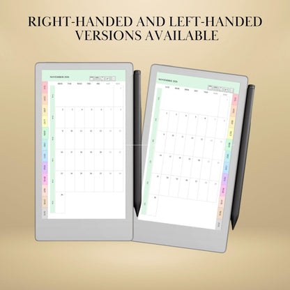All reMarkable Devices — Student Planner Creator, academic year, grades & timetable
