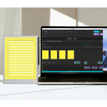 Software to customize reMarkable tablet Templates