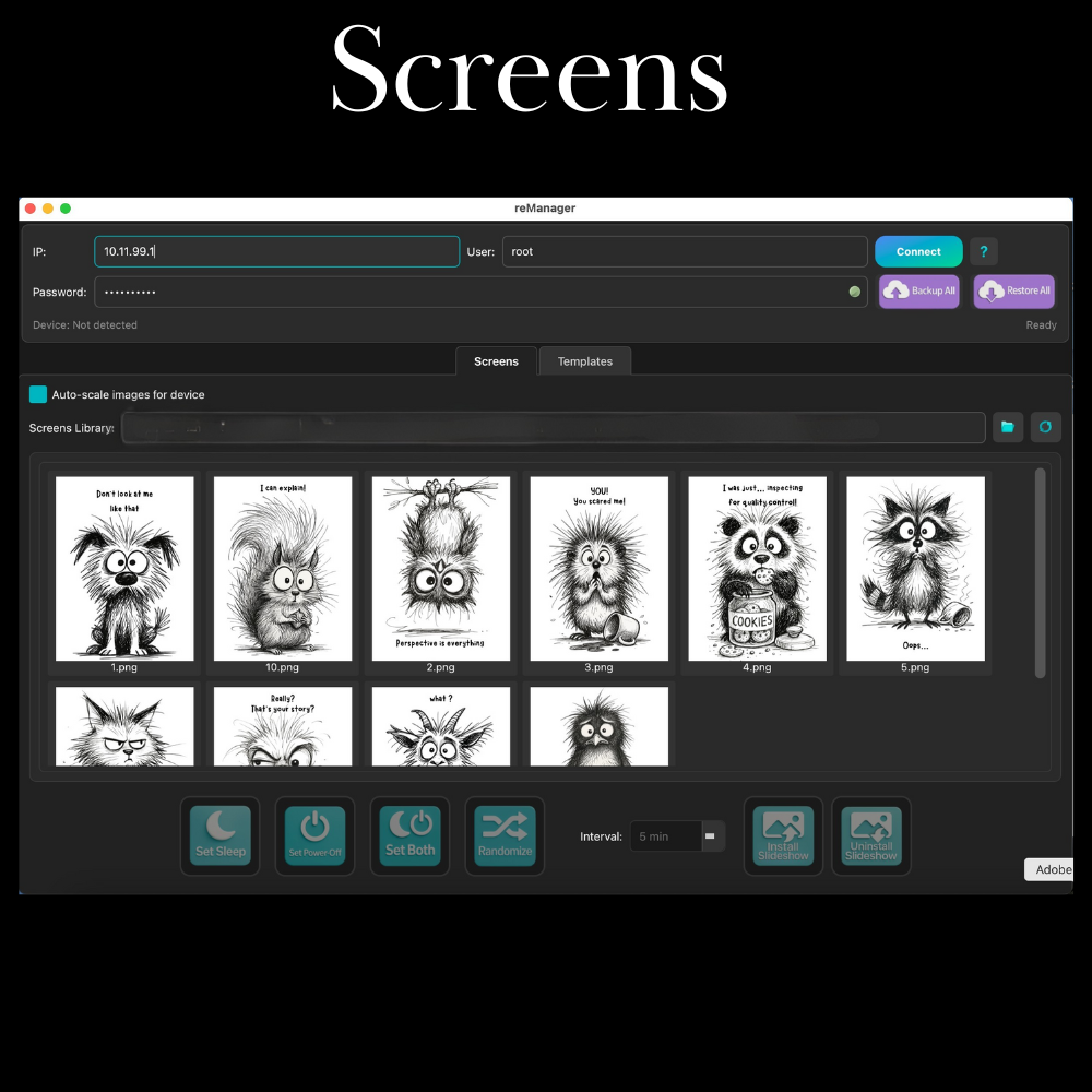 How to change your reMarkable sleep screen